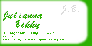 julianna bikky business card